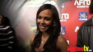 SAMANTHA MUMBA Interview at AFRO SAMURAI Launch Party [upl. by Sillert]