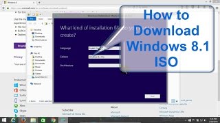 How to download Windows 81 Free directly from Microsoft  Legal Full Version ISO  Easy to Get [upl. by Nairad]