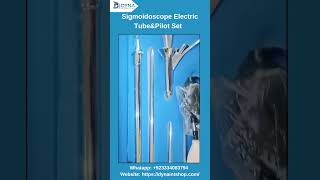 Sigmoidoscope Electric TubeampPilot Set Gynecology Proctoscope Anoscope Surgical Instruments [upl. by Eudoca]