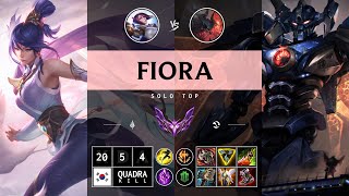 Fiora Top vs Aatrox  KR Master Patch 1414 [upl. by Ydnerb142]