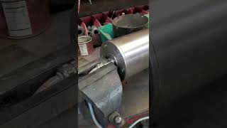 Testing a Van Der Graaf Drum Motor [upl. by Euginomod]