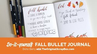 Fall Planner Checklist Tutorial w Boho Berry [upl. by Yam260]