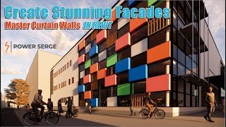 Create Stunning Facades Mastering Curtain Walls in Revit [upl. by Libnah]