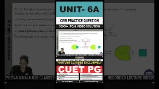 CSIR Practice Question  Unit 6 System Physiology  Topic B Respiration and photorespiration [upl. by Dominique]