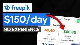 How To Make Money With Freepik Stock For Beginners 2023  Adobe Stock Tutorial [upl. by Ephrem]