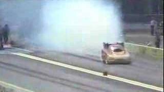 John Force Crash at Dallas  Ashleys team withdraws [upl. by Anahsat]