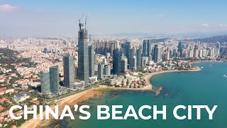 Qingdao from Above  Aerial View of Chinas Beach City  Drone Travel Video [upl. by Dennett]