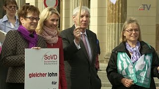 Recht auf Mehr  Equal Pay Day 2014  SoVD TV [upl. by Yrod]