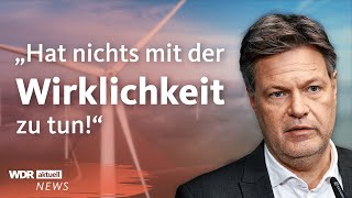 Habeck wehrt sich gegen Kritik vom Bundesrechnungshof  WDR Aktuelle Stunde [upl. by Rozina]