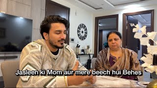 Jasleen ki mom Aur mere beech hui behes😰 vlog vihaannjasleen jahaann [upl. by Ennaeiluj]