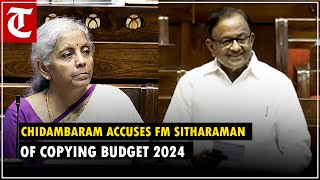 Budget 2024 P Chidambaram accuses FM Sitharaman of copying key ideas from Congress manifesto [upl. by Humbert]