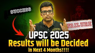 Do this for Next 4 Months to Secure Your Rank in UPSC 2025 upsc2025 [upl. by Reilly]