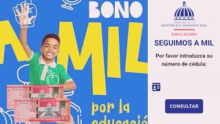 Como registrarse para Cobrar el BONO ESCOLAR a mil 2024 [upl. by Eerb186]