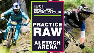 PRACTICE RAW  Aletsch Arena UCI Enduro World Cup [upl. by Ahsienod557]