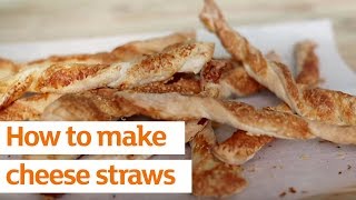 How to make cheese straws  Recipe  Sainsburys [upl. by Ivgnout621]