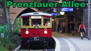 Berlin Prenzlauer Allee  Betriebshalt der zweiten SamstagabendRingbahnfahrt zum Potsdamer Platz [upl. by Llehcam507]