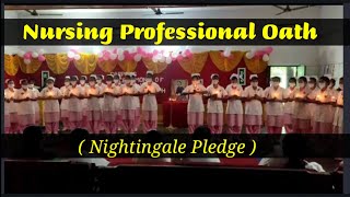 Nightingale Pledge  oath taking in nursing  Nursing Guidance [upl. by Riesman178]