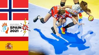 Norway Vs Spain Semi Final Handball Womens World Championship Spain 2021 [upl. by Jestude71]