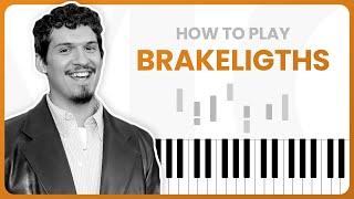 How To Play Brakelights By Omar Apollo On Piano  Piano Tutorial Part 1  Free Tutorial [upl. by Sitoel576]