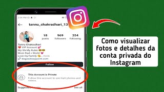 Como visualizar fotos e detalhes da conta privada do Instagram 2024 [upl. by Acihsay]