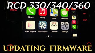 GUIDE  How to update the system firmware of RCD 330340360 units [upl. by Selimah]