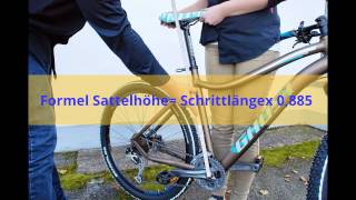 Fahrradsattel richtig einstellen [upl. by Belamy459]