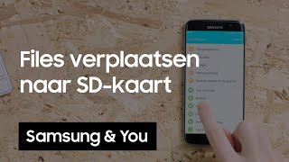 Android bestanden verplaatsen naar een SDkaart Hoe werkt dat  Samsung amp You [upl. by Norbel]