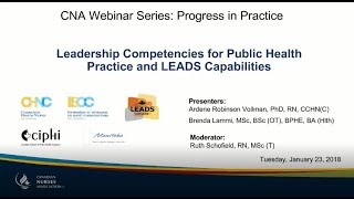 Leadership Competencies for Public Health Practice and Presented in partnership with CHNC [upl. by Chamkis]