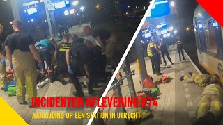 Aanrijding op een station in Utrecht  Incidentenbestrijders 74 [upl. by Yelak]