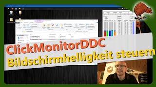 ClickMonitorDDC – Bildschirmhelligkeit regeln in Windows [upl. by Eded]