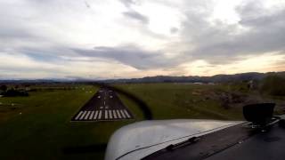 Gisborne Runway 32L Approach amp Landing [upl. by Analrahc]