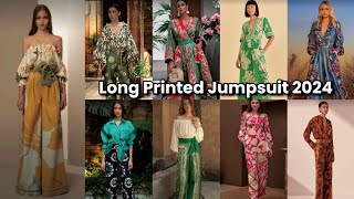 Long Printed Jumpsuit 2024  Summer Outfit Collection For Girl  Jumpsuit Amazon Haul Ready4Style [upl. by Nekciv]