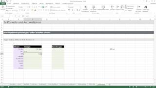 Excel Workshop für Einsteiger  009 Zahlenformate [upl. by Jo Ann]