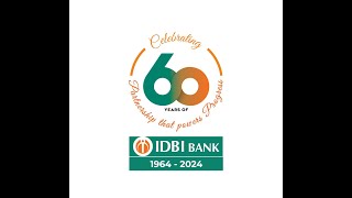 IDBI Bank Diamond Jubilee IDBI Bank [upl. by Rollins]