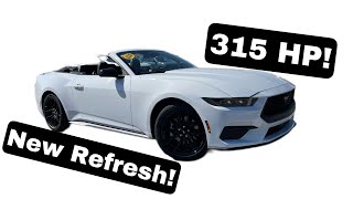 2024 Ford Mustang EcoBoost Convertible 23T 4 Cylinder POV Test Drive amp Review [upl. by Ginger]