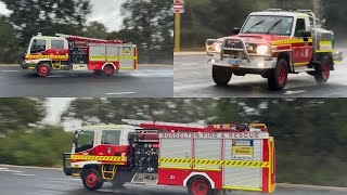 Busselton VFRS returning to Busselton after a structure fire in Capel [upl. by Som91]