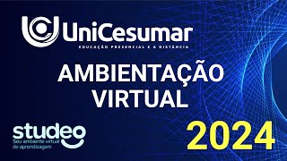 UNICESUMAR EAD AMBIENTAÇÃO VIRTUAL 2024 [upl. by Torrence]