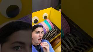 STELL DIR VOR … ShredderVs shreddermachine ASMR shredder shredding firstreactionshock [upl. by Einnek]