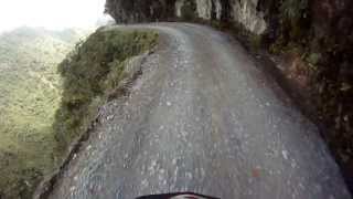 Worlds most dangerous road  Camino del muerte  Bolivia  Gopro HD [upl. by Nelia659]