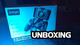 IPEGA 3 IN 1 WIRELESS CONTROLLER UNBOXING [upl. by Puglia]