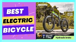 BURCHDA R5 1000W 45KMH Electric Bicycle 26 Inch Mens Bike 40 Fat Tires Ebike 48V 14AH [upl. by Aneeled]