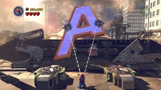 LEGO Marvel Super Heroes 100 Guide 1  Sand Central Station All 10 Minikits Stan Lee in Peril [upl. by Barthelemy855]