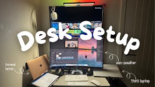 My Desk Setup for working from home and gaming  Desk Setup 2024 [upl. by Mamoun522]