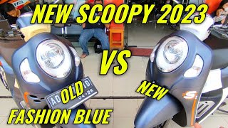 NEW SCOOPY FASHION BLUE 2023 VS SCOOPY 2021‼️ [upl. by Louth662]