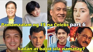 PINOY CELEBRITIES NA PUMANAW NA PART 6 [upl. by Aleksandr502]