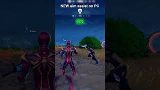 NEW AIM ASSIST ON MOUSE  KEYBOARD SETTING thrxve fortnite glitch [upl. by Ver]