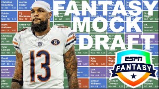 2024 Fantasy Football Mock Draft  10Team PPR  4th Pick [upl. by Gemoets21]