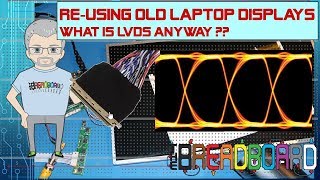 What is LVDS  Old laptop Screen reuse [upl. by Ahsenwahs698]