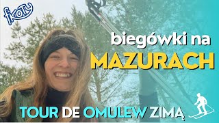 Zamiast w góry  na NARTY na MAZURY BIEGÓWKI po lesie Pomysł na ferie na Mazurach z całą rodziną [upl. by Leamiba183]