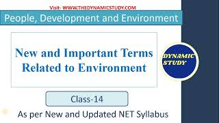 New amp Important Terms Related to Environment  Arctic Vegetation Solar Dimming Climate Refuge etc [upl. by Hamner367]